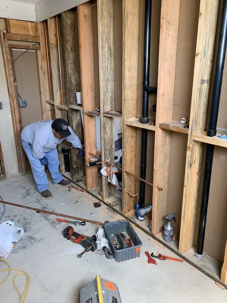 Commercial rough-in plumbing for Commercial Plumbing in Mundelein